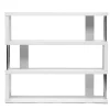 Baxton Studio Barnes 43.38'' W x 11.5'' D Bookshelf, White (4833-STPL)
