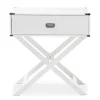 Baxton Studio Curtice 28" High Nightstand, White (2633-7629-STPL)