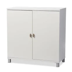 Baxton Studio Marcy 35.1'' W x 15.6'' D Storage Cabinet, White (6470-STPL)