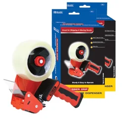 Bazic 2" Handheld Packing Tape Dispenser, Red 2/Bundle (BAZ991-2)