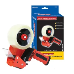 Bazic 2" Handheld Packing Tape Dispenser, Red 2/Bundle (BAZ991-2)