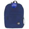 Bazic Classic Laptop Backpack, Medium, Navy Blue (BAZ1060)