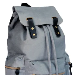 Bazic Guidi Canvas Laptop Backpack, Large, Gray (1117)