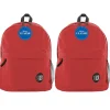 BAZIC Products® Classic Backpack 17" Red, Pack of 2 (BAZ1052-2)