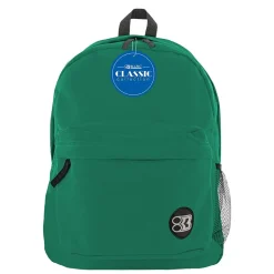 BAZIC Products Classic Backpack, Green, Pack of 2 (BAZ1053-2)