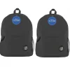 BAZIC Products® Classic Backpack 17" Black, Pack of 2 (BAZ1050-2)