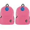 BAZIC Products Classic Backpack, Fuchsia, Pack of 2 (BAZ1056-2)