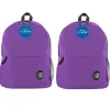 BAZIC Products Classic Backpack, Purple, Pack of 2 (BAZ1057-2)