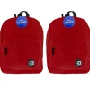 BAZIC Products® Classic Backpack 17" Burgundy, Pack of 2 (BAZ1059-2)
