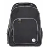 Bazic Raleigh Laptop Backpack, Large, Black (1112)