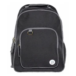 Bazic Raleigh Laptop Backpack, Large, Black (1112)