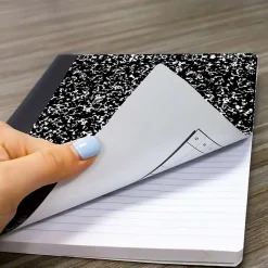 Bazic 1-Subject Composition Notebooks, Wide Ruled, 100 Sheets, Multicolor, 6/Bundle (BAZ508-6)