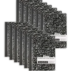 Bazic 1-Subject Composition Notebooks, College Ruled, 100 Sheets, Multicolor, 12/Bundle (BAZ5050-12)