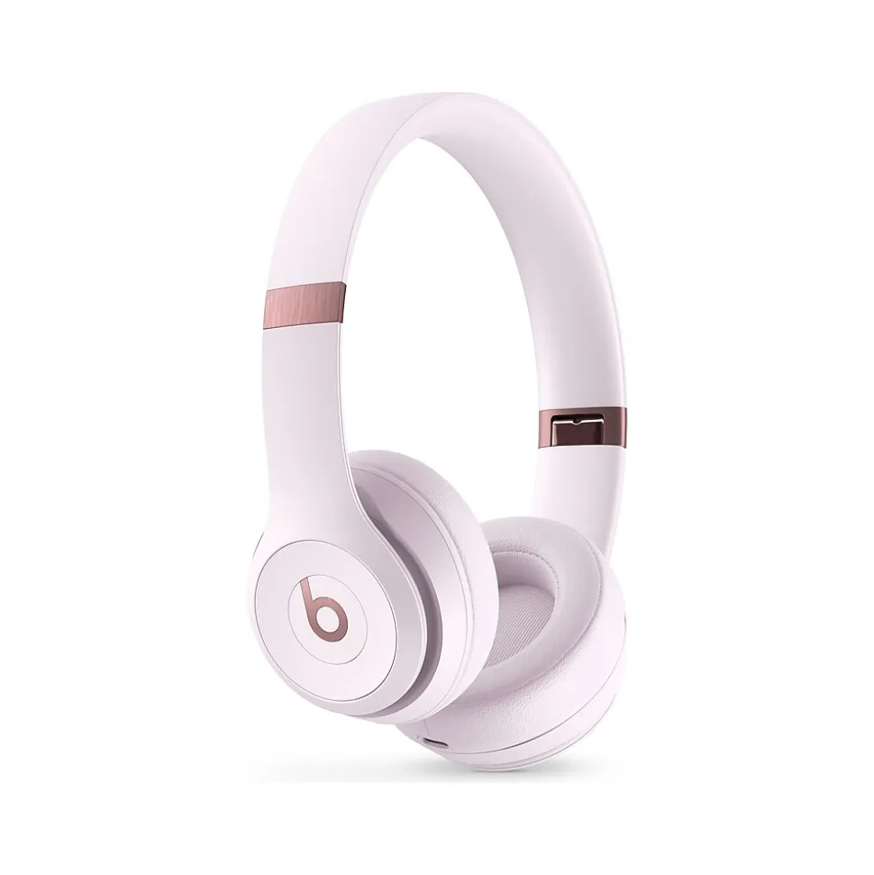 Beats Solo 4 Wireless On-Ear Headphones, Bluetooth, Cloud Pink (MUW33LL/A)