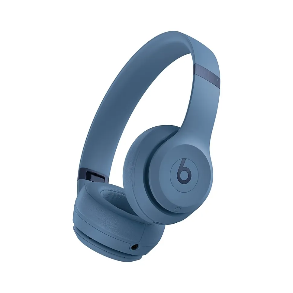 Beats Solo 4 Wireless On-Ear Headphones, Bluetooth, Slate Blue (MUW43LL/A)