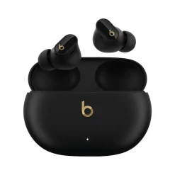 Beats Studio Buds + True Wireless Active Noise Canceling Earbuds, Bluetooth, Black/Gold (MQLH3LL/A)