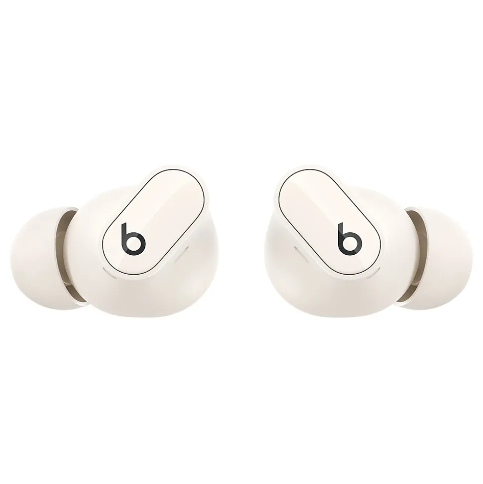 Beats Studio Buds + True Wireless Active Noise Canceling Earbuds, Bluetooth, Ivory (MQLJ3LL/A)
