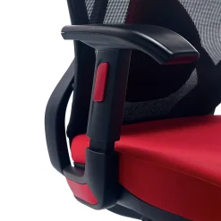 Beautyrest Duo-EX Ergonomic Mesh Swivel Computer Chair, Red (60051-RED)