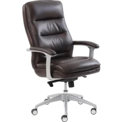Beautyrest Platinum Sofil Bonded Leather Executive Chair, Brown (49404BR)