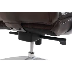 Beautyrest Platinum Sofil Bonded Leather Executive Chair, Brown (49404BR)