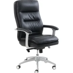 Beautyrest Platinum Sofil Bonded Leather Executive Chair, Black (49404B)