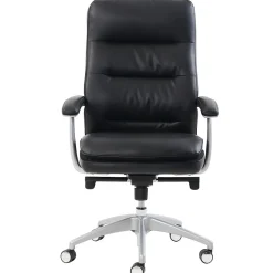 Beautyrest Platinum Sofil Bonded Leather Executive Chair, Black (49404B)