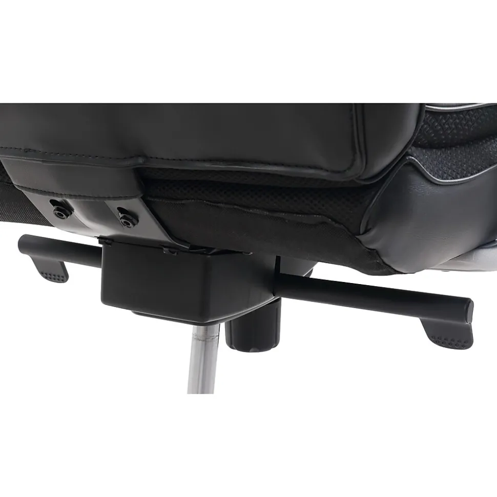 Beautyrest Platinum Sofil Bonded Leather Executive Chair, Black (49404B)