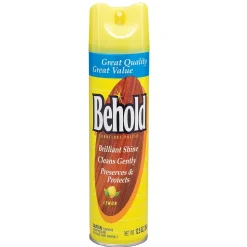 Behold Furniture Polish, Lemon Scent, 12.5 Oz. (CB520009)