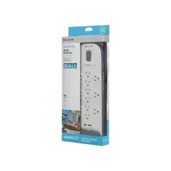 Belkin 12 Outlets Surge Protector, 6' Cord, White (BV112050-06)