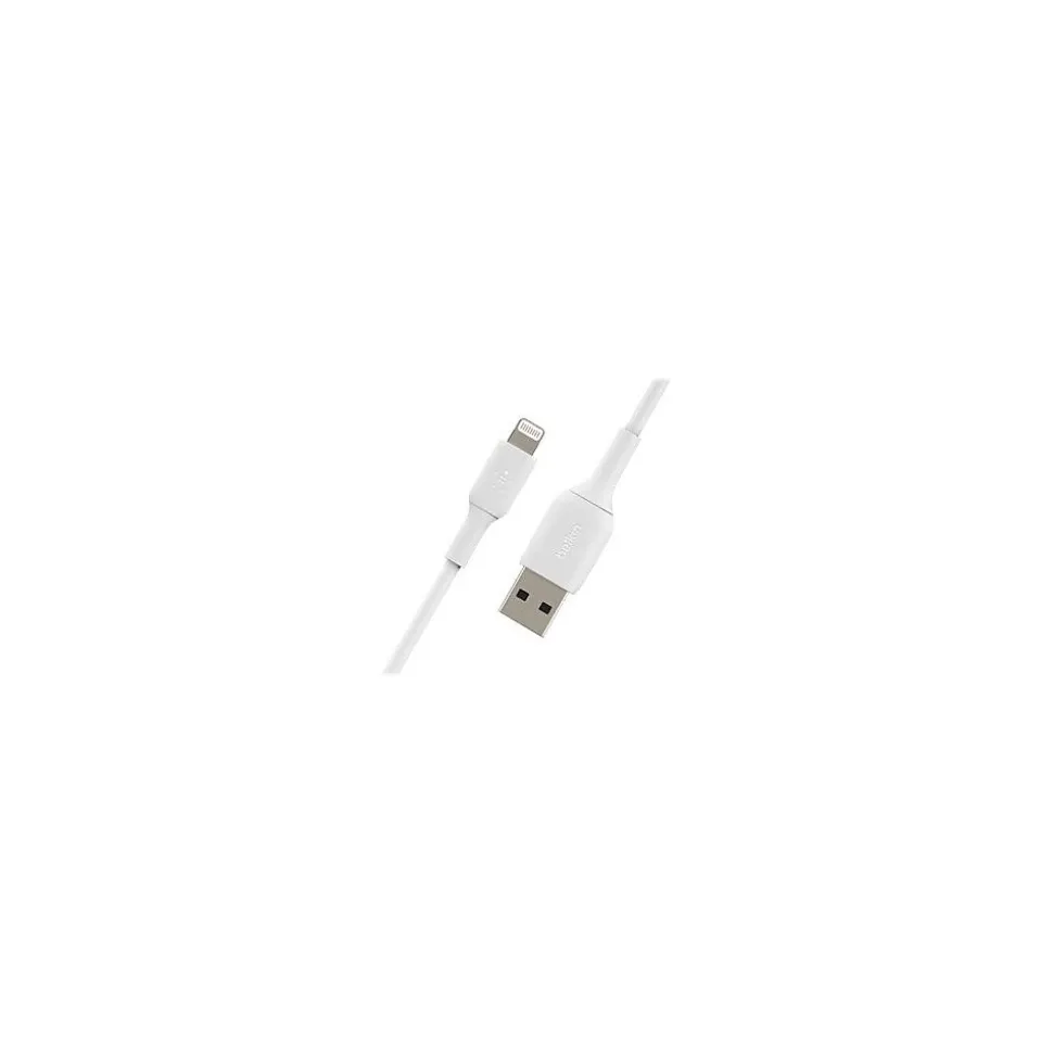 Belkin BOOST CHARGE 0.5' Lightning to USB A Cable, White (CAA001BT0MWH)