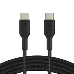 Belkin BOOST CHARGE Braided USB-C to USB-C Cable, 1m / 3.3 ft., Black