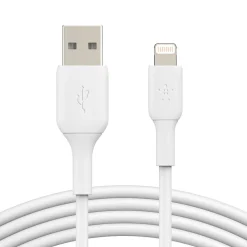 Belkin BOOST CHARGE Lightning to USB-A Cable, 15cm / 6", White