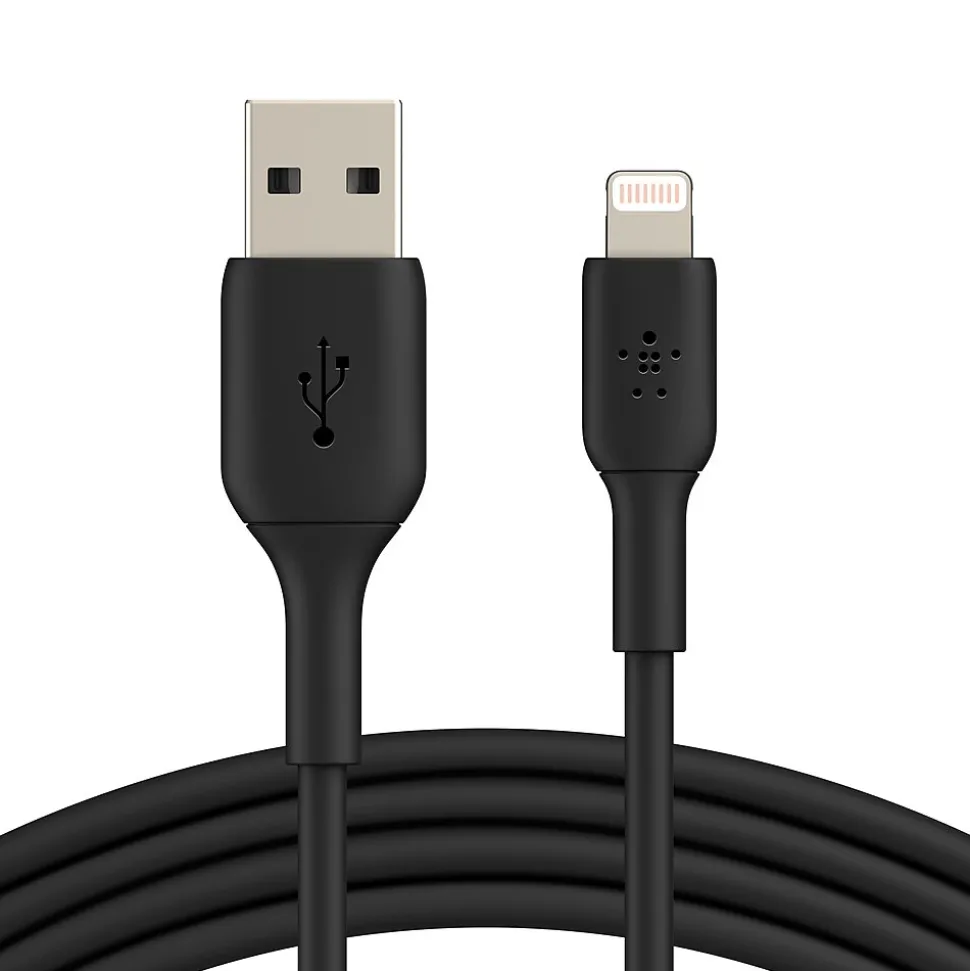 Belkin BOOST CHARGE Lightning to USB-A Cable, 15cm / 6", Black
