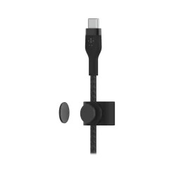 Belkin BOOST CHARGE PRO Flex USB Type-C Cable for Most Smartphones, Black (CAB011BT2MBK)