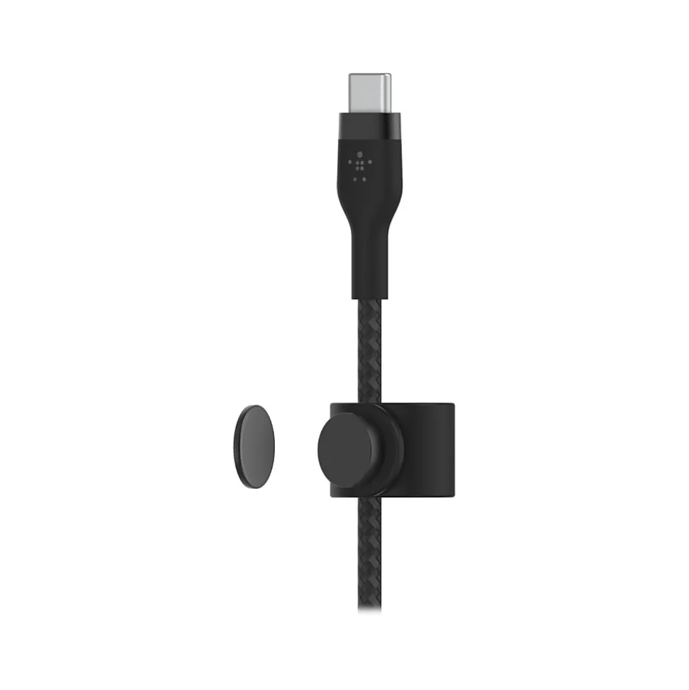 Belkin BOOST CHARGE PRO Flex USB Type-C Cable for Most Smartphones, Black (CAB011BT2MBK)