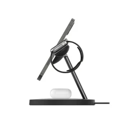 Belkin BOOST CHARGE PRO 3-in-1 Wireless Charger with MagSafe for iPhone 12, Black (WIZ009ttBK)