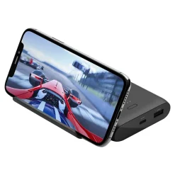 Belkin BOOST CHARGE USB Power Bank with Stand for Most Smartphones, 10000mAh, Black (BPZ002BTBK)