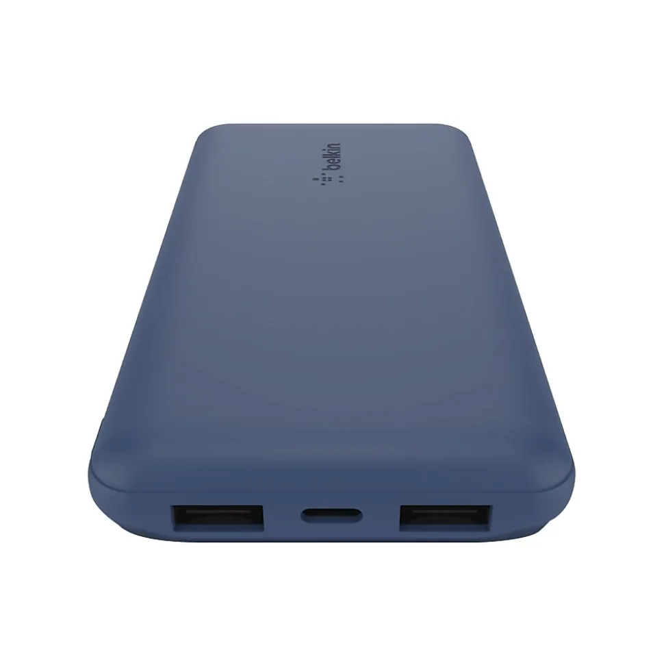 Belkin BOOST CHARGE USB Power Bank, 10000mAh, Blue (BPB011BTBL)