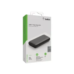 Belkin BOOST CHARGE USB Power Bank for Tablet/cellular phone, 20000mAh, Black (BPB002BTBK)