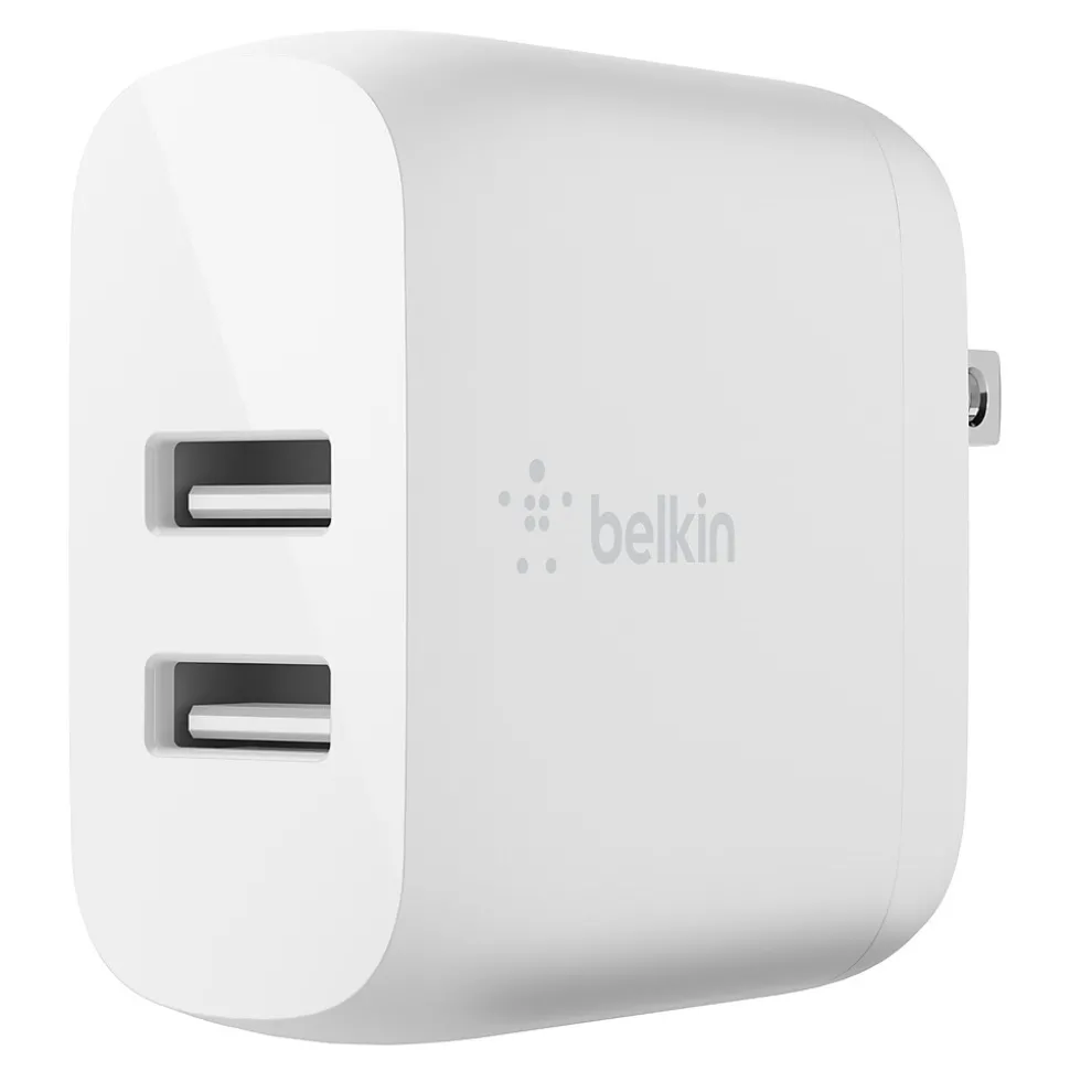 Belkin BOOST CHARGE USB-A Wall Charger for Multiple Brands, White (WCD001dq1MWH)