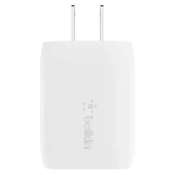 Belkin BOOST CHARGE USB-C to Lightning Car Charger for Multiple Brands, White (WCA003dqWH)