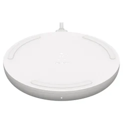 Belkin BOOST CHARGE Wireless Charging Pad for Most Smartphones, White (WIA001TTWH)