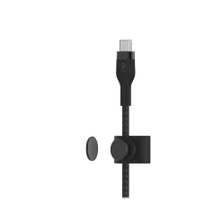 Belkin BOOST↑CHARGE PRO Flex Lightning to USB for iPhone/iPad, Black (CAA011bt2MBK)