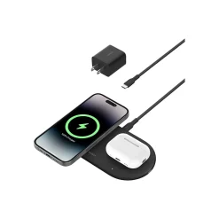 Belkin BoostCharge Pro Magnetic Wireless Charging Pad, 5 ft., Black (WIZ021TTBK)