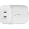 Belkin BoostCharge Pro USB Type-C Wall Charger, White (WCH013dqWH)