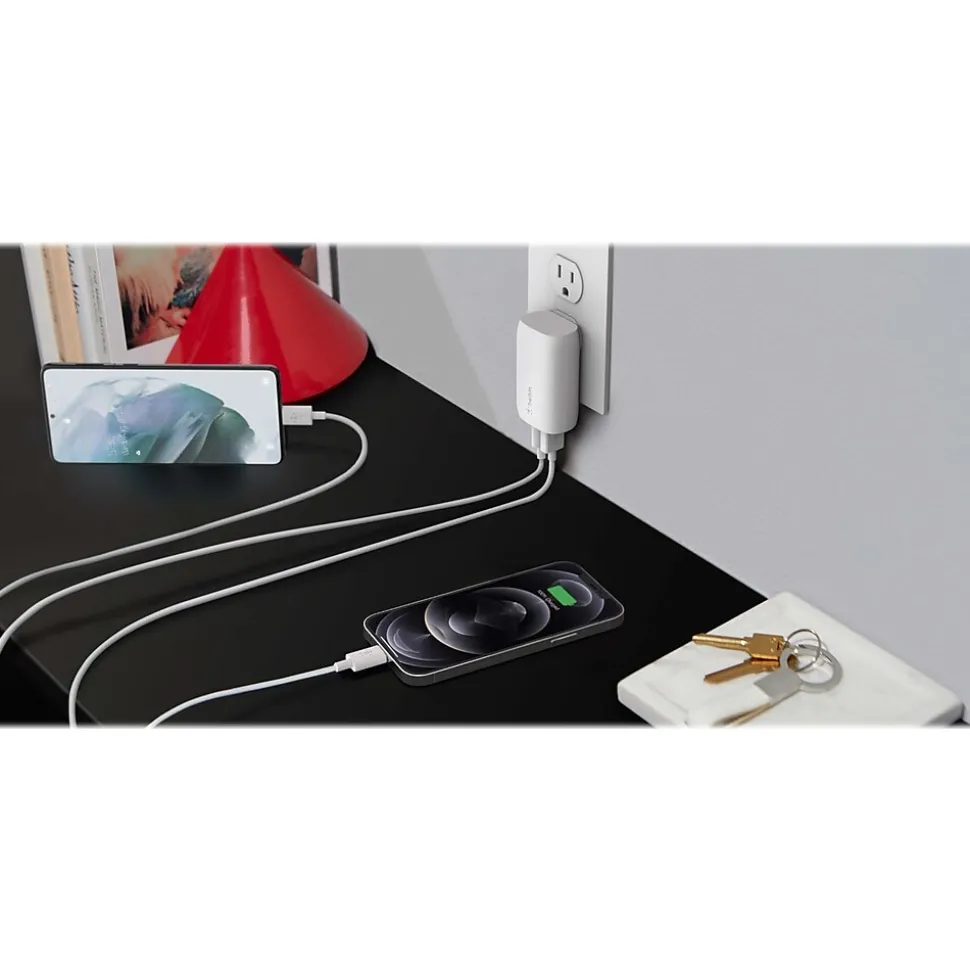 Belkin BoostCharge USB Type-C Universal Car Charger, Black (CCA004BTBK)