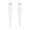 Belkin BoostCharge USB Type-C to USB Type-C Charging Cable, 6.6 ft., White, 2/Pack (CAB014bt2MWH2PK)