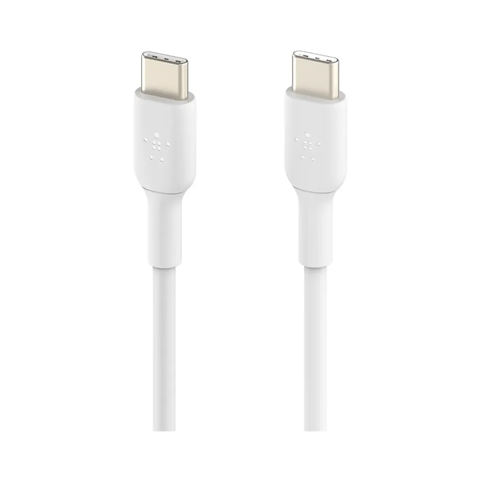 Belkin BoostCharge USB-C to USB-C Charging Cable, 3.3 ft., White, 2/Pack (CAB003bt1MWH2PK)