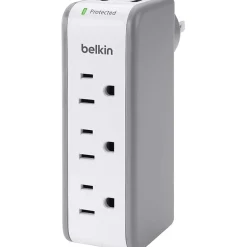 Belkin 3-Outlet Mini Travel Surge Protector, 918 Joules (BST300BG)