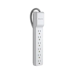 Belkin 6-Outlet Surge Protector, 2.5' Cord (BE106000-2.5)